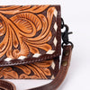 ADBG889 American Darling Hand Tooled Leather Wallet | Western Tooled Crossbody Wallet