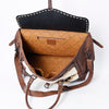 ADBG516 American Darling Hand Tooled Floral & Hand Woven Saddle Blanket Western Duffel Bag