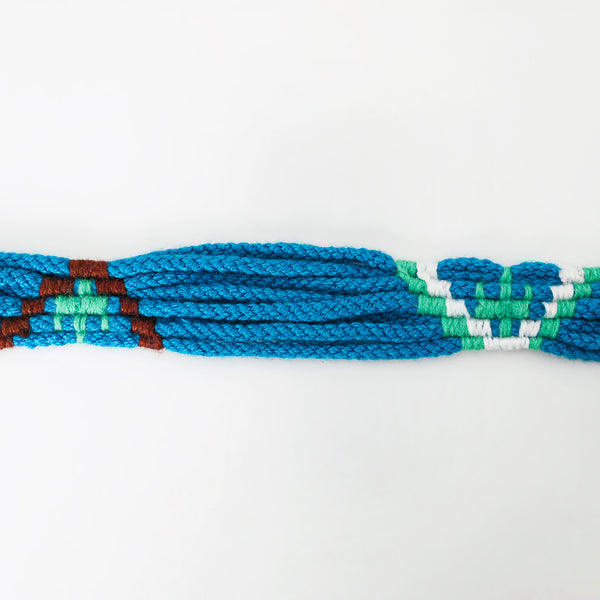 LC-ADWSX102 Hand braided Wool strand Crossbody Handle Strap
