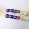 LC-ADWSX112 Hand braided Wool strand Crossbody Handle Strap