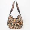 ADBG1075 American Darling Hair-on Cowhide Hobo Bag Western Genuine Leather Shoulder Bag