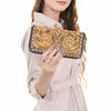 ADBGZ731 Hand Tooled Genuine Leather Floral Zip Organiser - Western Cowgirl Style