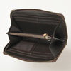 ADBGZ731 Hand Tooled Genuine Leather Floral Zip Organiser - Western Cowgirl Style