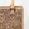 LC-ADBGZ732A Tote Hand Tooled Genuine Western Leather Women Bag