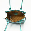 ADBGZ732 Turquoise Hand Tooled Leather Tote Bag - Western Floral Cowgirl Purse