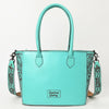 LC-ADBGZ734B Tote Hand Tooled Genuine Western Leather Women Bag