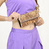 ADBGZ736 Hand Tooled Leather Tri-Fold Wallet - Natural Western Floral Cowgirl Style