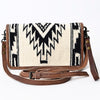 ADBG485 American Darling Saddle Blanket Leather Organiser Bag
