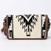 ADBG485 American Darling Saddle Blanket Leather Organiser Bag