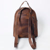 ADBGS156 Southwestern Saddle Blanket Backpack with Tooled Leather Accents - Western Style