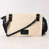 ADBGS178 Western Crossbody Envelope with Fringe - Wool Fabric