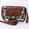 ADBG485 American Darling Hand Tooled Leather Organiser Bag