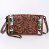 ADBG485 American Darling Hand Tooled Leather Organiser Bag
