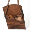 ADBG889 American Darling Hand Tooled Leather Wallet | Western Tooled Crossbody Wallet