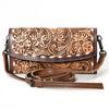 ADBG889 American Darling Hand Tooled Leather Wallet | Western Tooled Crossbody Wallet