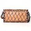 ADBG889 American Darling Hand Tooled Leather Wallet | Western Tooled Crossbody Wallet