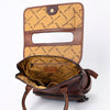 ADBG1088 American Darling Hair-on Cowhide Hand-Tooled Leather Western Backpack
