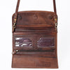 ADBGM102 Western Floral Tooled Leather Crossbody - by American Darling