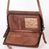ADBG485 American Darling Crocodile Embossed Leather Organiser Bag