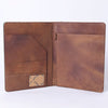 ADBG1040 American Darling Hair-on Cowhide Floral Tooled Leather Western Portfolio
