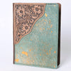 ADBG1040 American Darling Hair-on Cowhide Floral Tooled Leather Western Portfolio