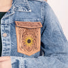 ADJKT002 American Darling Boho Denim & Harness Jacket Sunflower Fringe Top