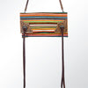ADBG701 American Darling Handcrafted Hand Tooled Leather Saddle Blanket Cross body Bag