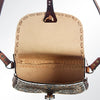 ADBGH107 American Darling Hand Tooled Leather Messenger Bag with Braided Accents