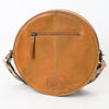 ADBGA334 American Darling Hand Tooled Genuine Leather Floral Carved Canteen Bag