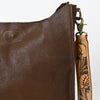 ADBGM245 Leather Crossbody Bag - Western Hand-Tooled Strap Purse