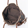 ADBGM328 Handmade Leather Crossbody Bag with Braided Edges - Western Compact Purse
