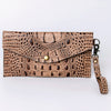 ADBG968 American Darling Crocodile Embossed Western Leather Wallet