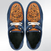 LC-ADFT118-9 genuine leather trim shoe footwear slip on