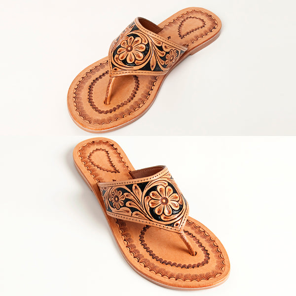 LC-ADFTE104A Genuine leather sandal footwear flip flop