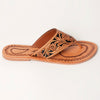 LC-ADFTE104A Genuine leather sandal footwear flip flop