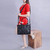 ADBG1131 American Darling Hand Tooled Leather Tote Bag -Western Floral Carved Purse