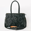 ADBG1131 American Darling Hand Tooled Leather Tote Bag -Western Floral Carved Purse