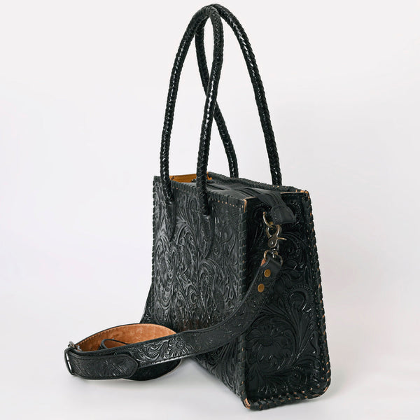 ADBG1131 American Darling Hand Tooled Leather Tote Bag -Western Floral Carved Purse