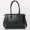 ADBG1131 American Darling Hand Tooled Leather Tote Bag -Western Floral Carved Purse