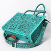 ADBG1131 American Darling Hand Tooled Leather Tote Bag -Western Floral Carved Purse