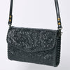 ADBG1133 American Darling Hand Tooled Floral Leather Crossbody Bag Western Purse