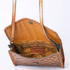 ADBG1133 American Darling Hand Tooled Floral Leather Crossbody Bag Western Purse