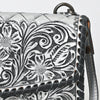 ADBG1133 American Darling Hand Tooled Floral Leather Crossbody Bag Western Purse