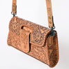 ADBG1134 American Darling Hand Tooled Floral Leather Wallet Bag Clutch & Crossbody Handbag