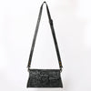 ADBG1134 American Darling Hand Tooled Floral Leather Wallet Bag Clutch & Crossbody Handbag