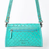 ADBG1137 American Darling Hand Tooled Floral Leather Clutch & Crossbody Purse