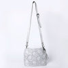 ADBG1138 American Darling Hand Tooled Floral Leather Crossbody Bag Western Purse