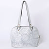 ADBG1139 American Darling Hand Tooled Floral Leather Tote Bag Western Purse