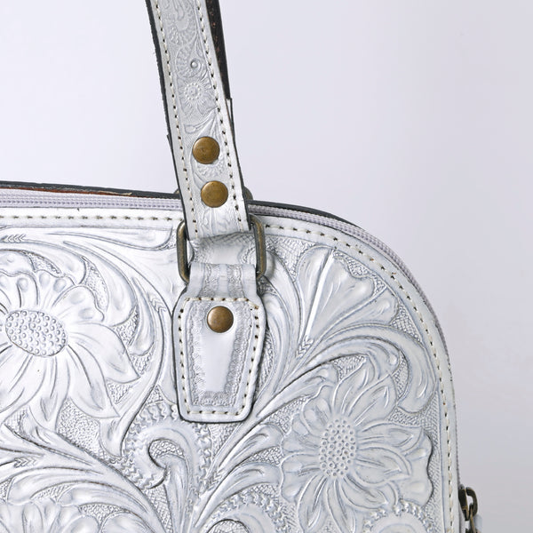 ADBG1139 American Darling Hand Tooled Floral Leather Tote Bag Western Purse