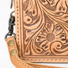 ADBG1140 American Darling Hand-Tooled Western Leather Clutch Bag - Genuine Carved Artisan Women Wristlet